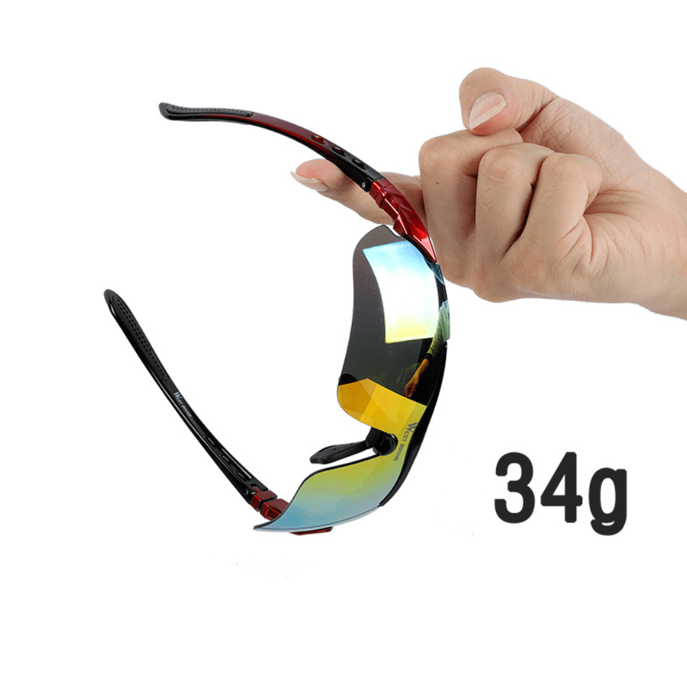 Óculos De Ciclismo com 5 Modelos de Lentes