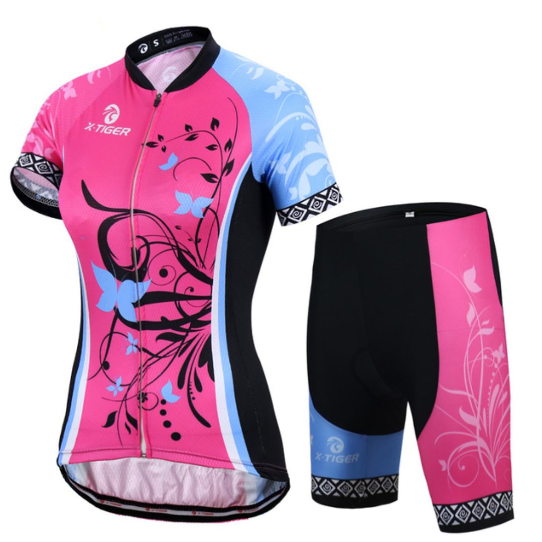 Conjunto De Ciclismo Feminino X-Tiger