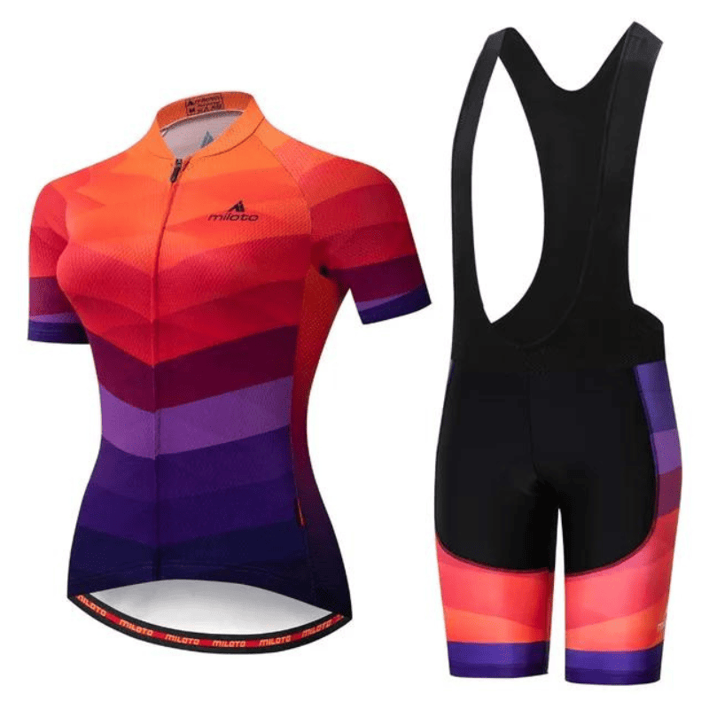 Conjunto De Ciclismo Feminino Mioto