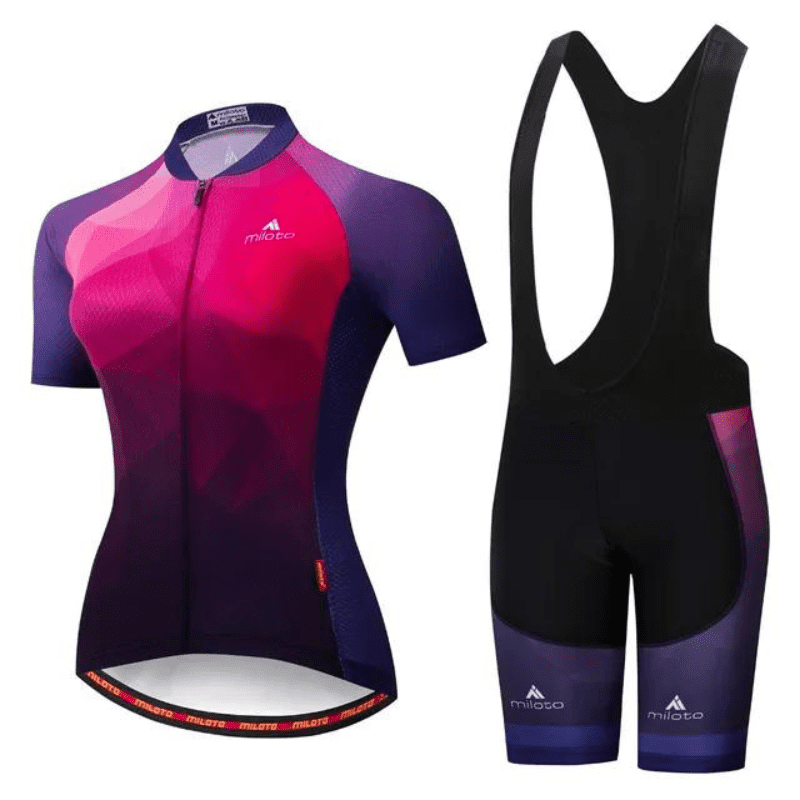 Conjunto De Ciclismo Feminino Mioto