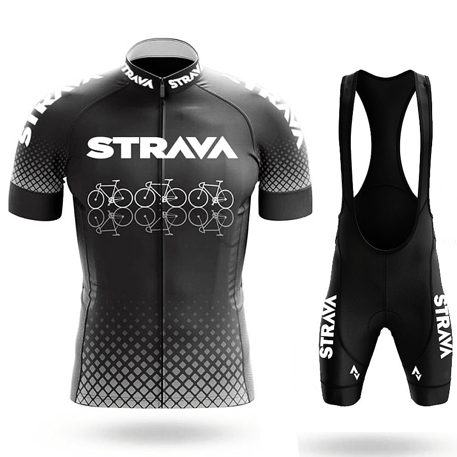 Conjunto De Ciclismo Masculino Strava Minimal Authentic